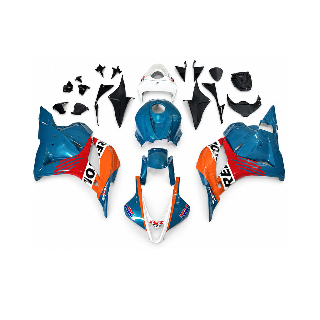 NT Fairing Fit for Honda 2009-2012 CBR600RR N105- Blue Gold | ABS Injection - 1
