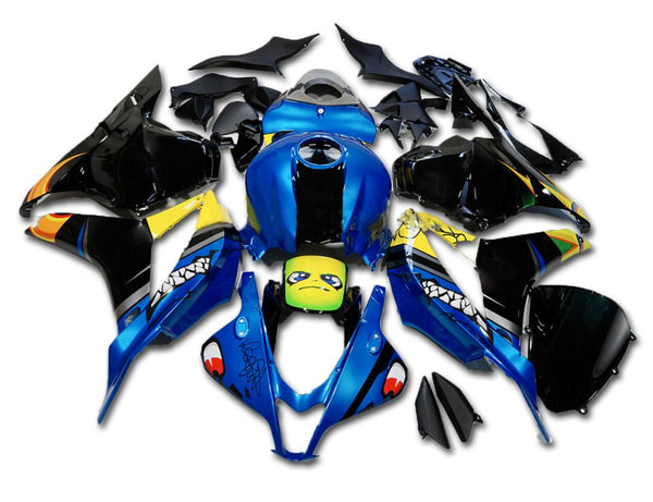 NT Aftermarket Injection ABS Plastic Fairing Fit for CBR600RR 2009-2012 Blue Shark N035