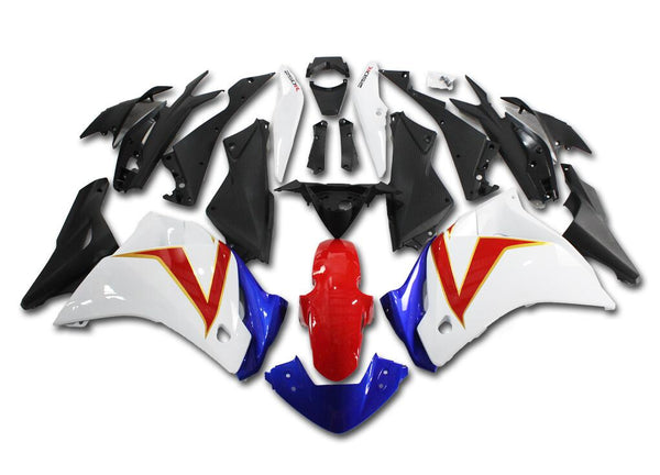 US STOCK NT Aftermarket Injection ABS Plastic Fairing Kit Fit for Honda CBR250R 2011-2014 Blue White Red N003 Available in TX