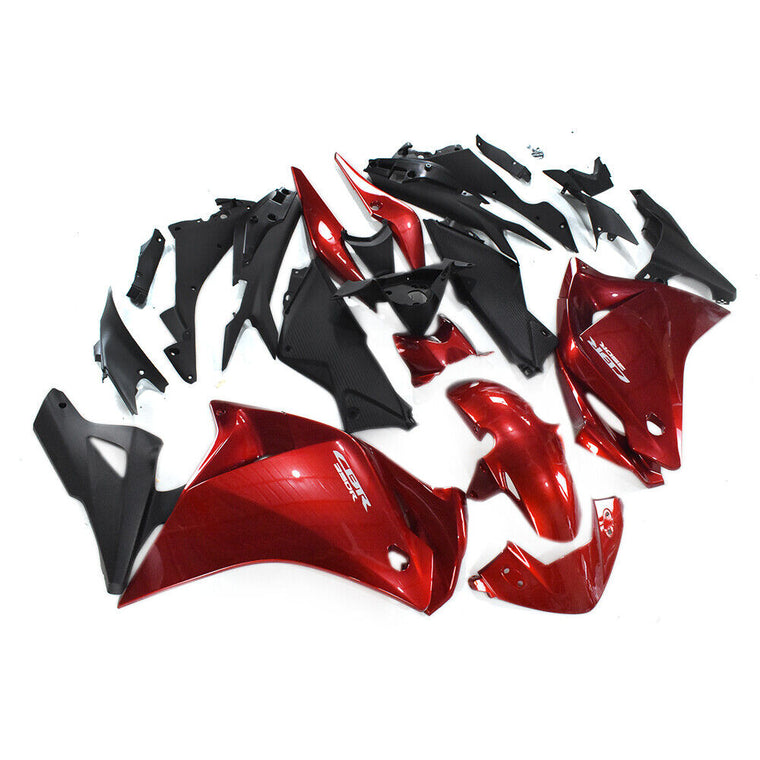 NT Fairing Fit for Honda 2011-2014 CBR250R N007- Black Red | ABS Injection