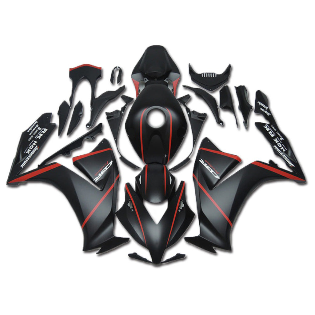 NT Fairing Fit for Honda 2012-2016 CBR1000RR N001- Matte Black Red | ABS Injection