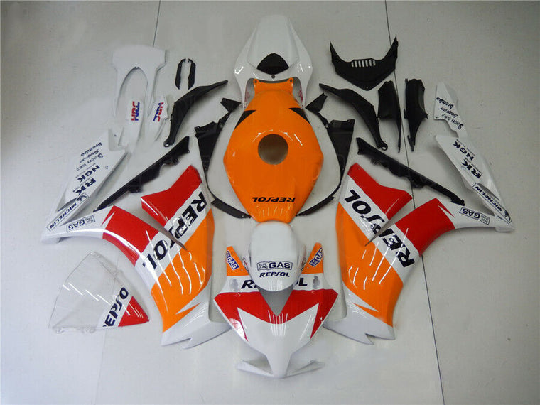 NT Fairing Fit for Honda 2012-2016 CBR1000RR N013- White Red Orange | ABS Injection, US Stock