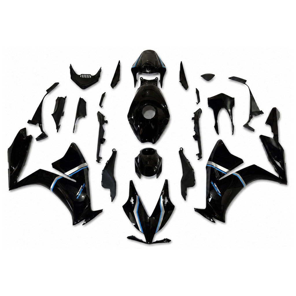 US STOCK NT Aftermarket Injection ABS Plastic Fairing Fit for CBR1000RR 2012-2016 Blue Black Silver N096 Available in CA