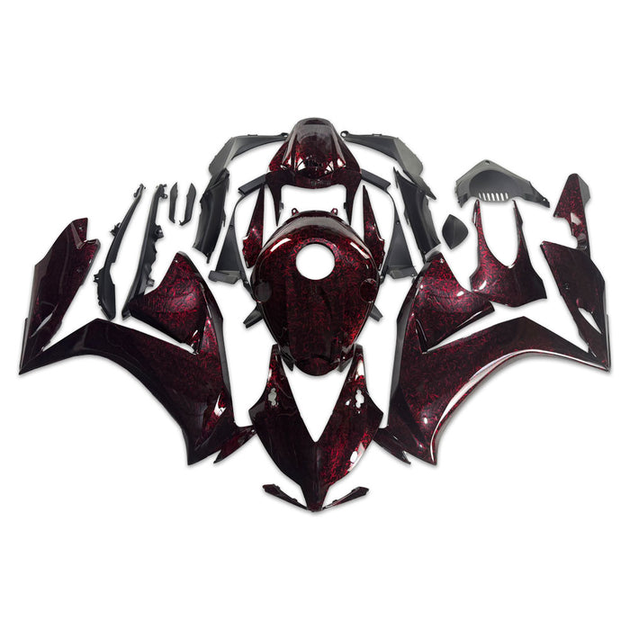 US STOCK NT Aftermarket Injection ABS Plastic Fairing Fit for CBR1000RR 2012-2016 Red Forged Carbon Fiber Look S05 Available in CA