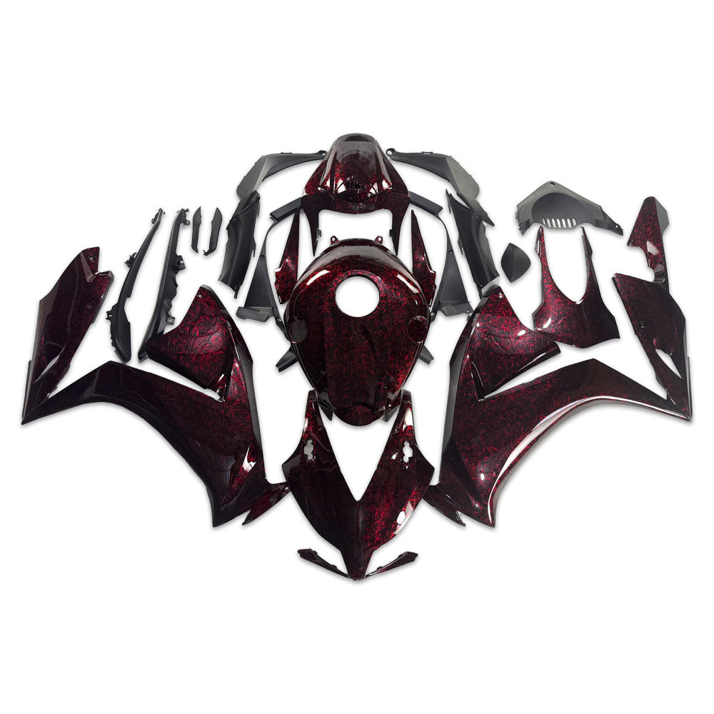 NT Fairing Fit for Honda 2012-2016 CBR1000RR S05- Red Forged Carbon Fiber Look | ABS Injection, US Stock