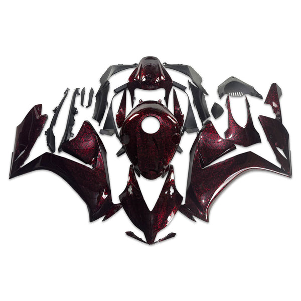 US STOCK NT Aftermarket Injection ABS Plastic Fairing Fit for CBR1000RR 2012-2016 Red Forged Carbon Fiber Look S05 Available in CA