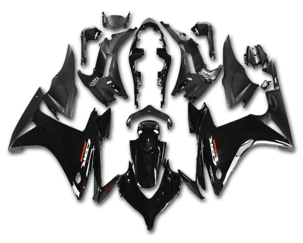 US STOCK NT Aftermarket Injection ABS Plastic Fairing Fit for CBR500R 2013-2015 Black N004 Available in CA