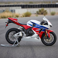 US STOCK NT Aftermarket Injection ABS Plastic Fairing Fit for CBR600RR 2013-2025 White Red Blue N001 Available in CA