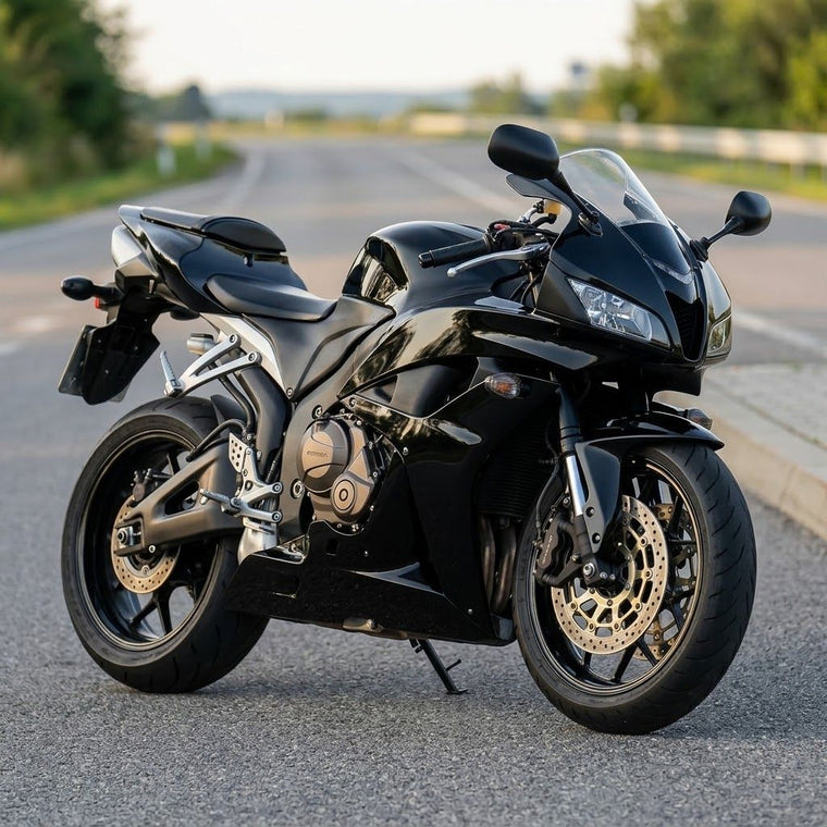 US STOCK NT Aftermarket Injection ABS Plastic Fairing Fit for CBR600RR 2013-2025 Glossy Black N010 Available in CA