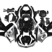 NT Aftermarket Injection ABS Plastic Fairing Fit for CBR600RR 2013-2025 Black White N021
