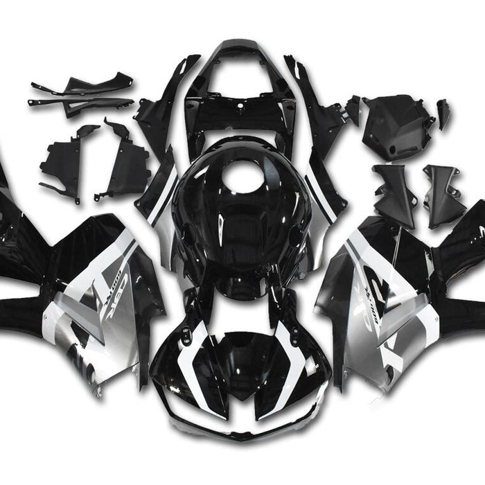 NT Aftermarket Injection ABS Plastic Fairing Fit for CBR600RR 2013-2025 Black White N021