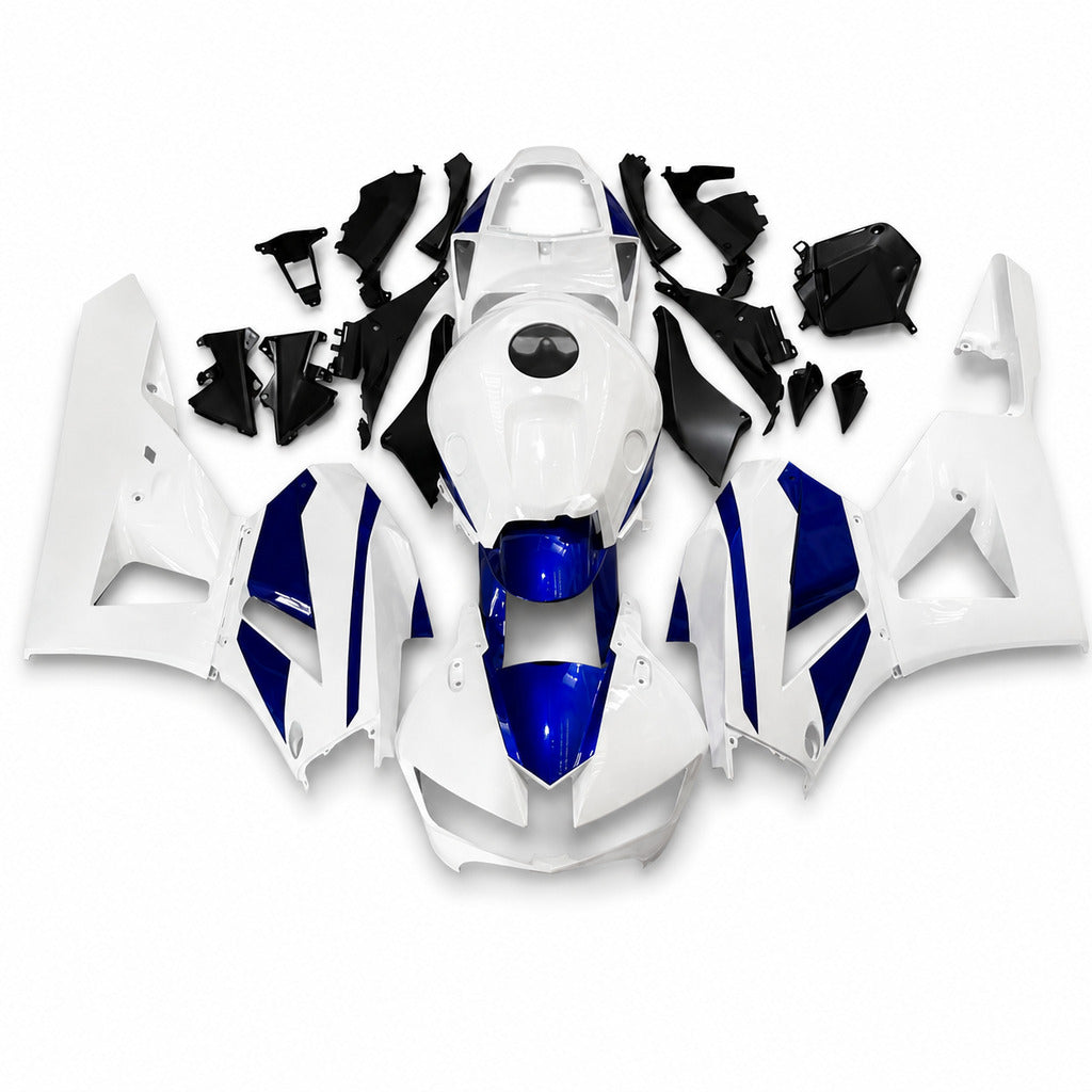 NT Fairing Fit for Honda 2013-2026 CBR600RR N060- White Blue | ABS Injection, US Stock