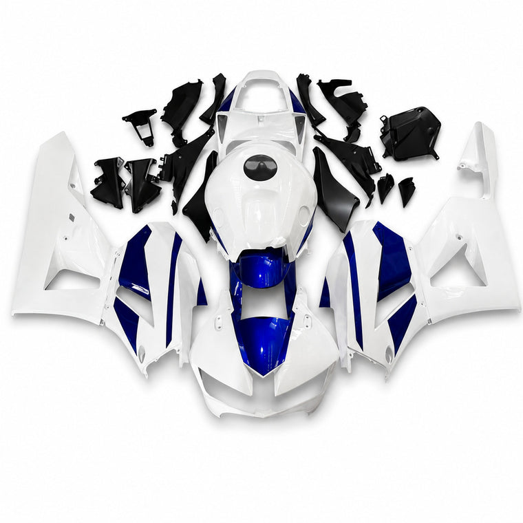 NT Fairing Fit for Honda 2013-2026 CBR600RR N060- White Blue | ABS Injection, US Stock
