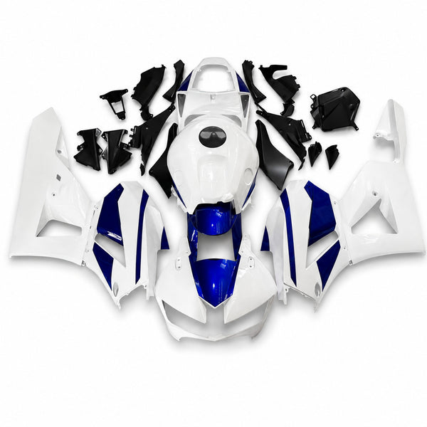 NT Aftermarket Injection ABS Plastic Fairing Fit for CBR600RR 2013-2025 White Blue N060