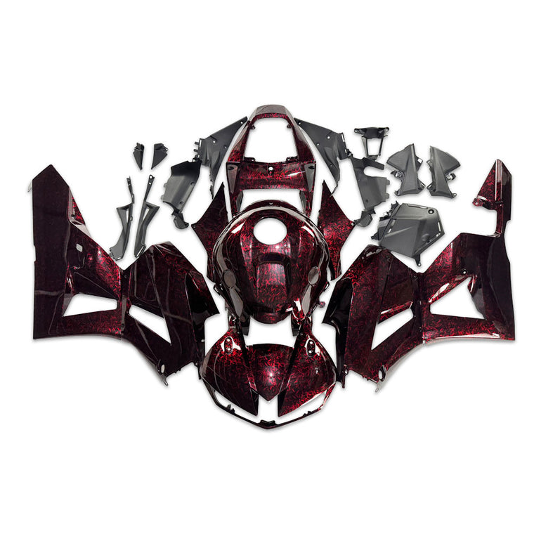 NT Fairing Fit for Honda 2013-2026 CBR600RR S05- Red Forged Carbon Fiber Look | ABS Injection, US Stock