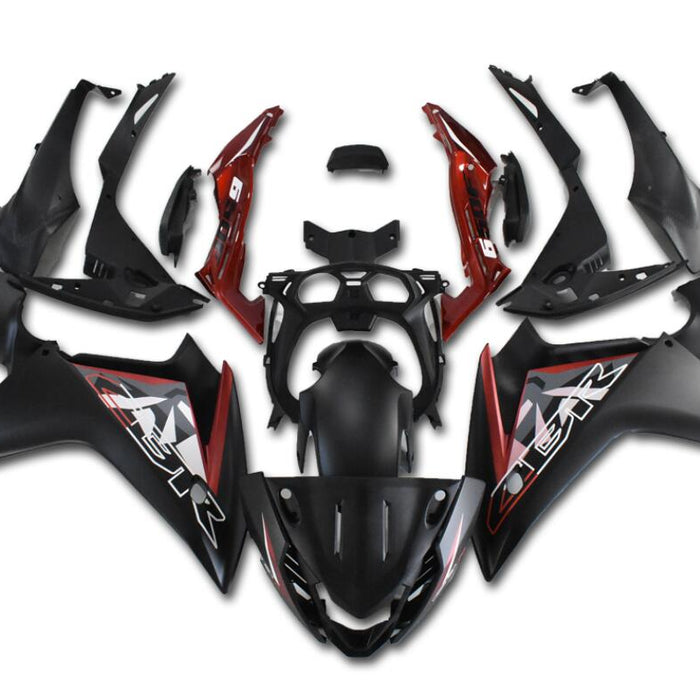 NT Aftermarket Injection ABS Plastic Fairing Fit for CBR650F 2014-2016 Matte Black Red N006