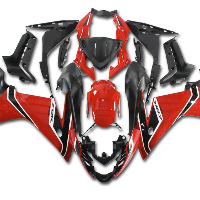 NT Aftermarket Injection ABS Plastic Fairing Fit for CBR650F 2014-2016 Red Black N008
