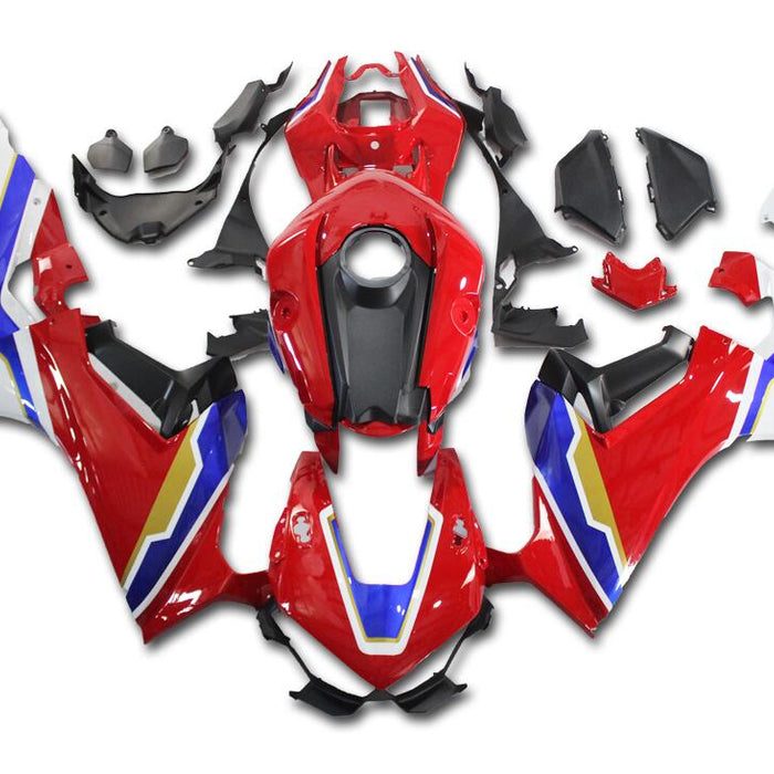 US STOCK NT Aftermarket Injection ABS Plastic Fairing Fit for CBR1000RR 2017-2023 Red White Blue N006 Available in TX
