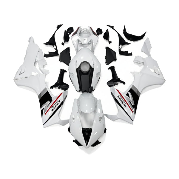 US STOCK NT Aftermarket Injection ABS Plastic Fairing Fit for CBR1000RR 2017-2023 White Black N034 Available in CA