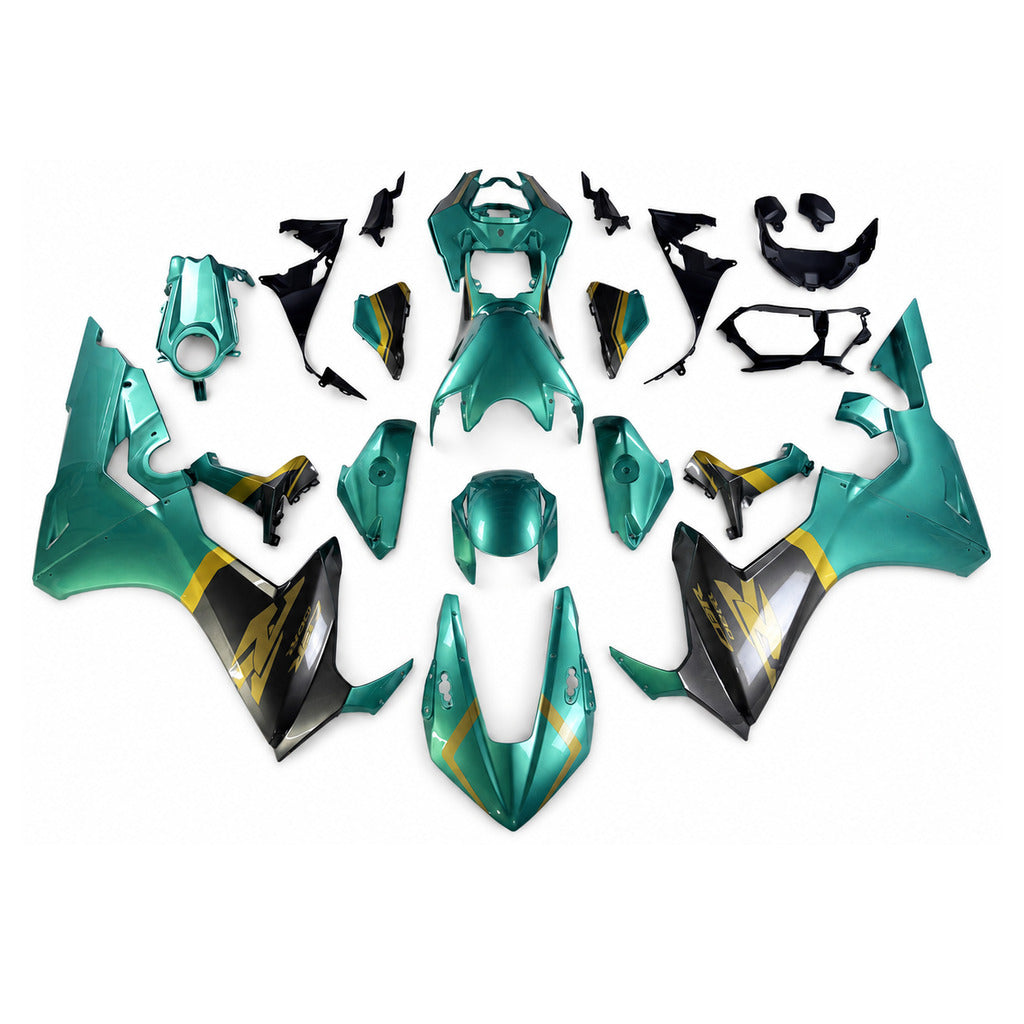 NT Fairing Fit for Honda 2017-2026 CBR1000RR N038- Teal Gold Black | ABS Injection - 1