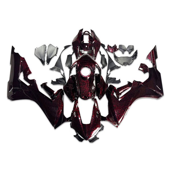US STOCK NT Aftermarket Injection ABS Plastic Fairing Fit for CBR1000RR 2017-2023 Red Forged Carbon Fiber Look S05 Available in CA