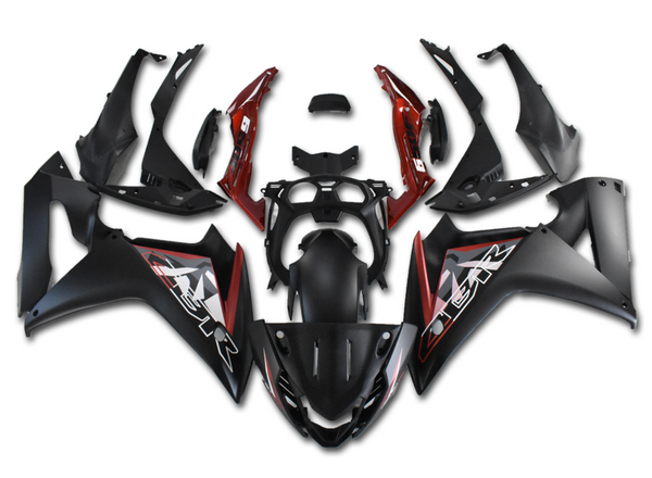 NT Aftermarket Injection ABS Plastic Fairing Fit for CBR650F 2017-2018 Matte Black Red N006