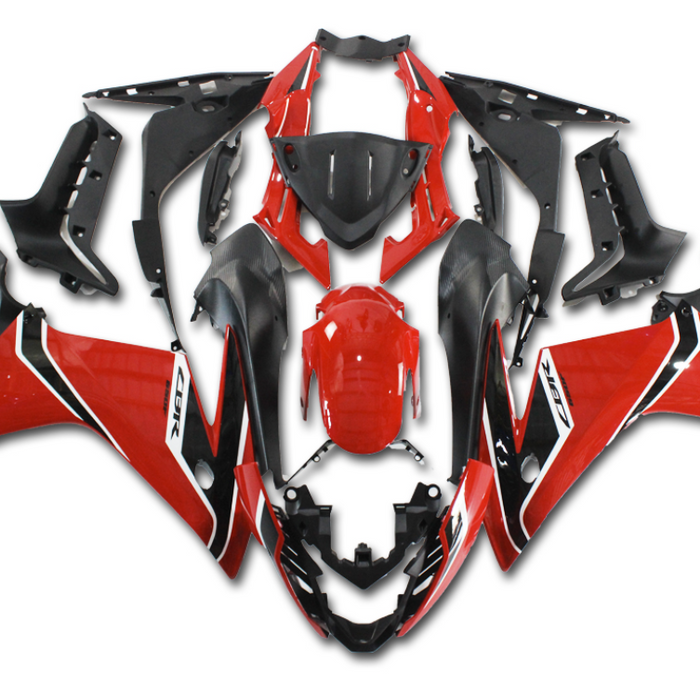 NT Aftermarket Injection ABS Plastic Fairing Fit for CBR650F 2017-2018 Red Black N008