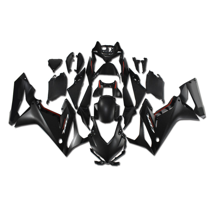 NT Aftermarket Injection ABS Plastic Fairing Fit for CBR650R 2019-2020 Black Red N001