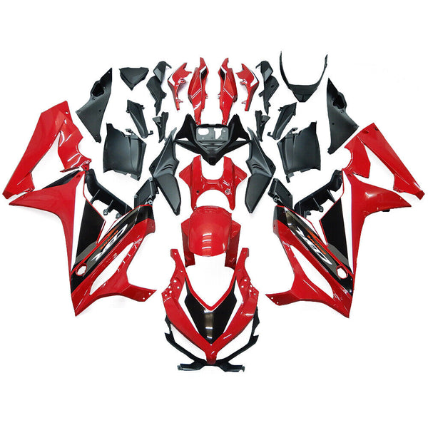 NT Aftermarket Injection ABS Plastic Fairing Fit for CBR650R 2021-2022 Black Red N003