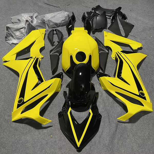 NT Aftermarket Injection ABS Plastic Fairing Fit for CBR650R 2021-2022 Black Yellow N004