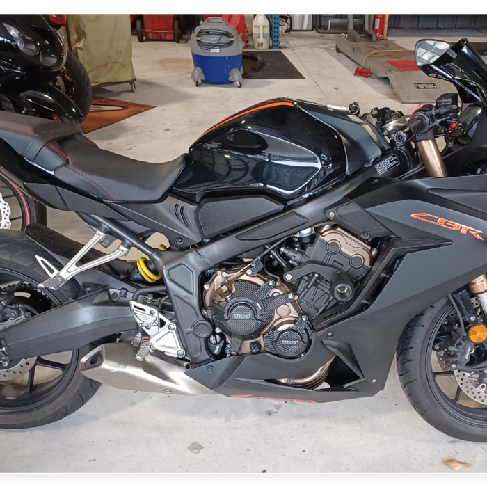 NT Aftermarket Injection ABS Plastic Fairing Kit Fit for CBR650R 2021-2022 Matte Black Orange C01