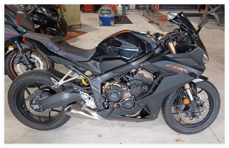 NT Fairing Fit for Honda 2021-2022 CBR650R C01- Matte Black Orange | ABS Injection