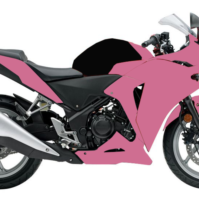 NT Aftermarket Injection ABS Plastic Fairing Fit for CBR250R 2011-2014 Pink N0001