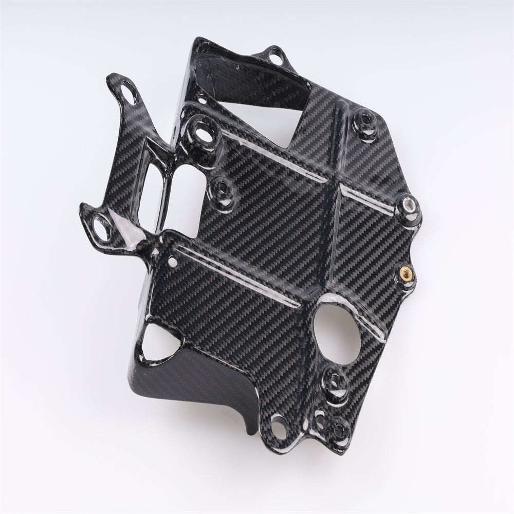 NT FAIRING Real 3K Carbon Fiber Battery Holder for Ducati 748 916 996 998, Glossy 2x2 Twill Weave