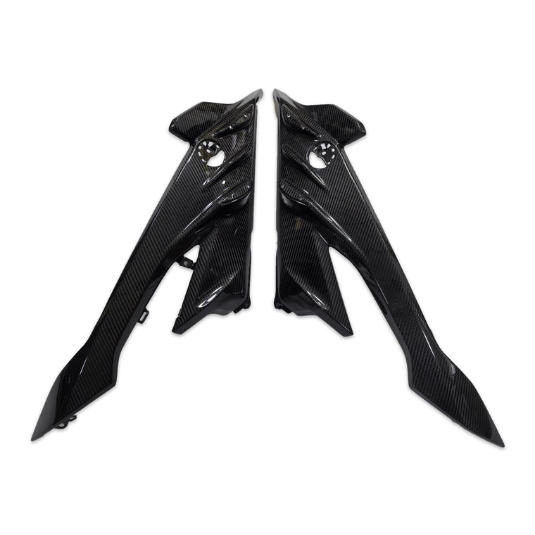 NT FAIRING Real 3K Carbon Fiber Upper Side Fairing for BMW 2023-2026 S1000RR, Glossy 2x2 Twill Weave