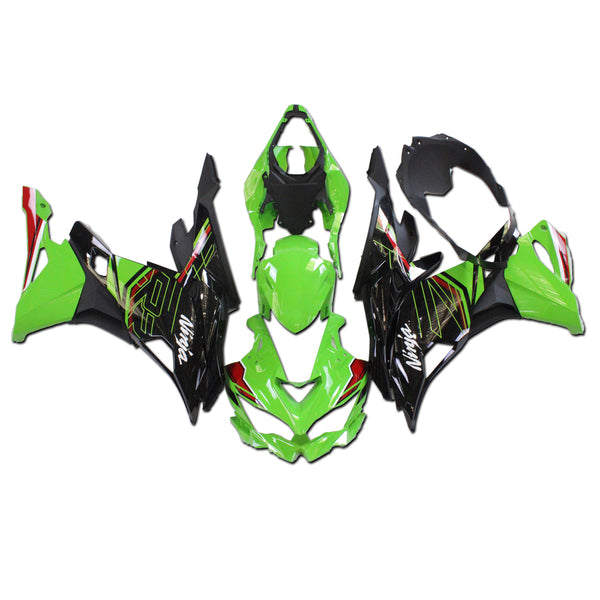 NT Aftermarket Injection ABS Plastic Fairing Fit for 2023-2025 ZX4R Green Black N002