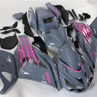 NT Grey Pink ABS Plastic Fairing Kit Fit for Injection ZX14R ZZR1400 2012-2024 e022