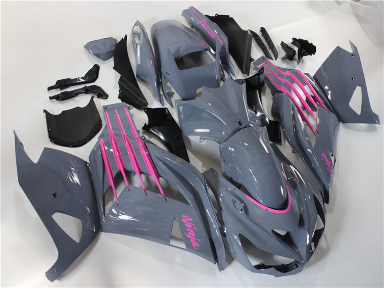 NT Fairing Fit for Kawasaki 2012-2026 ZX-14R E022- Grey Pink Zzr | ABS Injection