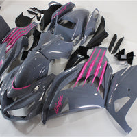 NT Grey Pink ABS Plastic Fairing Kit Fit for Injection ZX14R ZZR1400 2012-2024 e022