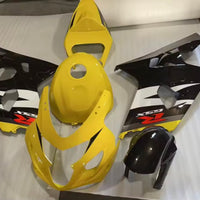 NT Aftermarket Injection ABS Plastic Fairing Fit for GSXR 600/750 2004-2005 Yellow Black Silver N0429