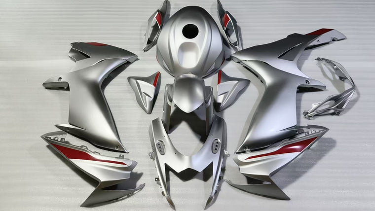 NT Fairing Fit for Suzuki 2011-2027 GSXR600/750 U13412- Silver Burgundy | ABS Injection