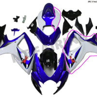 Aftermarket ABS Plastic Left Side Upper and Mid Fairing and Left Side Tail for 2006-2007 GSXR 600 750