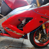 Right Side Fairing fit for ZX6R 2003-2004 red