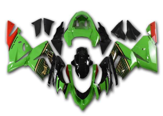NT Fairing Fit for Kawasaki 2004-2005 ZX-10R N045- Green Black Red | ABS Injection