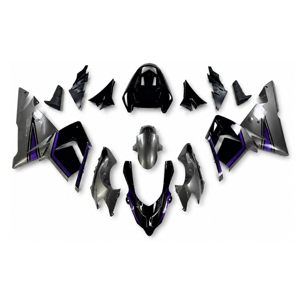 NT Fairing Fit for Kawasaki 2004-2005 ZX-10R N078- Purple Black | ABS Injection - 1