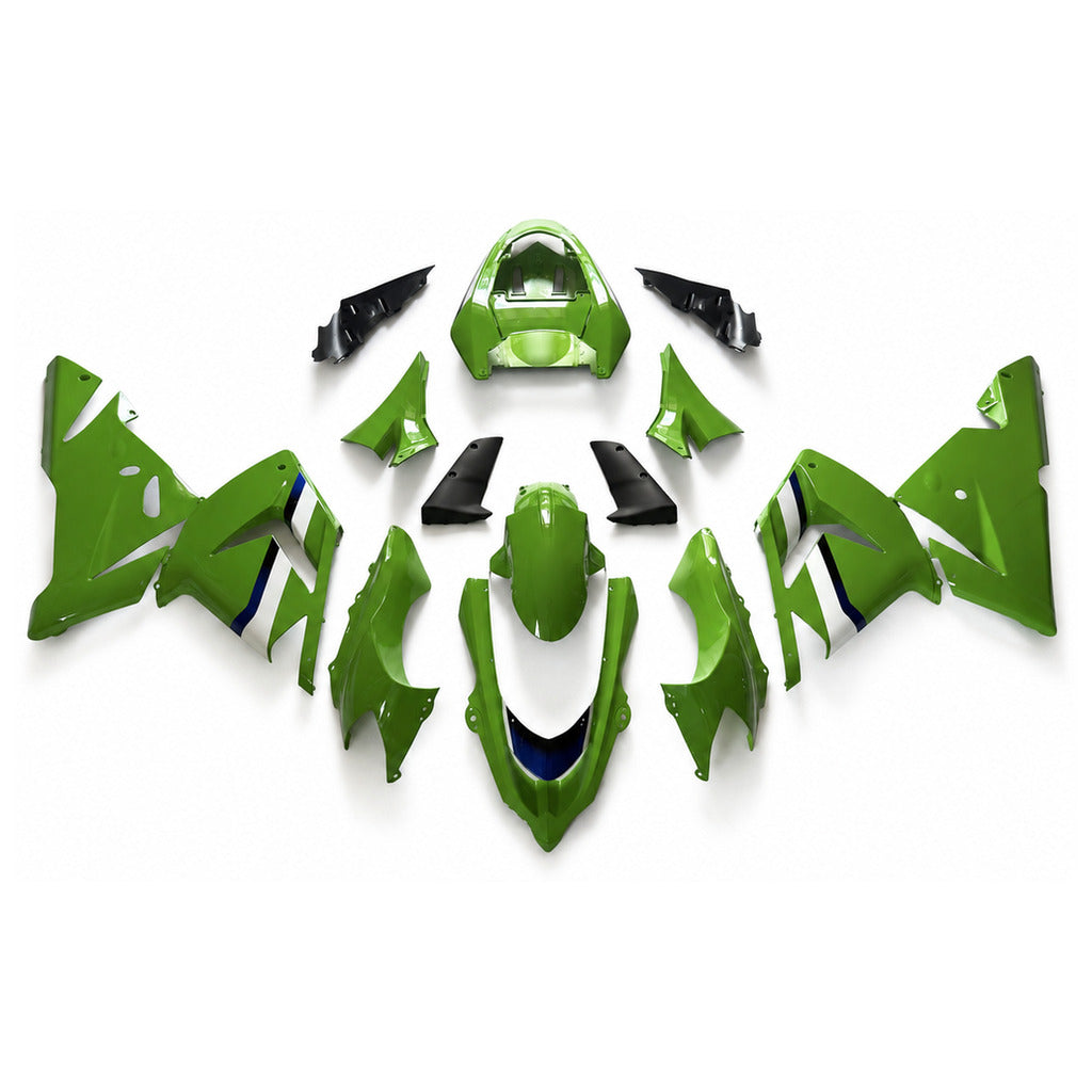 NT Fairing Fit for Kawasaki 2004-2005 ZX-10R N079- Green | ABS Injection - 1