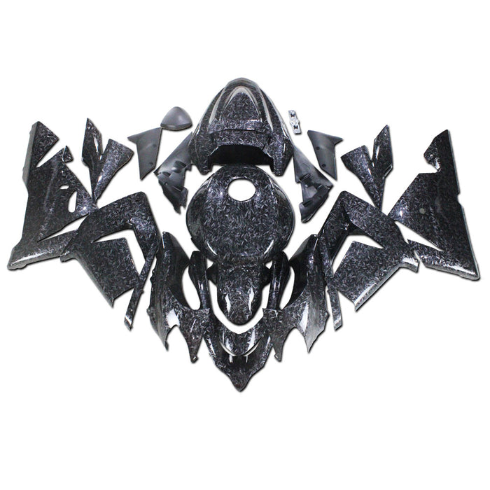 US STOCK NT Aftermarket Injection ABS Plastic Fairing Fit for ZX10R 2004-2005 Forged Carbon Fiber Look S02 Available in CA