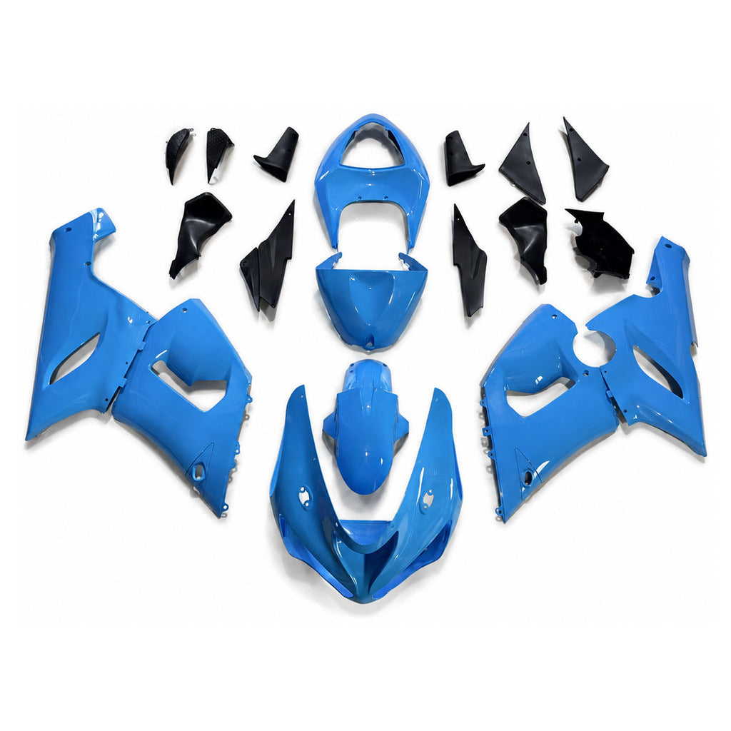 NT Fairing Fit for Kawasaki 2005-2006 ZX-6R N081- Blue Black | ABS Injection - 1