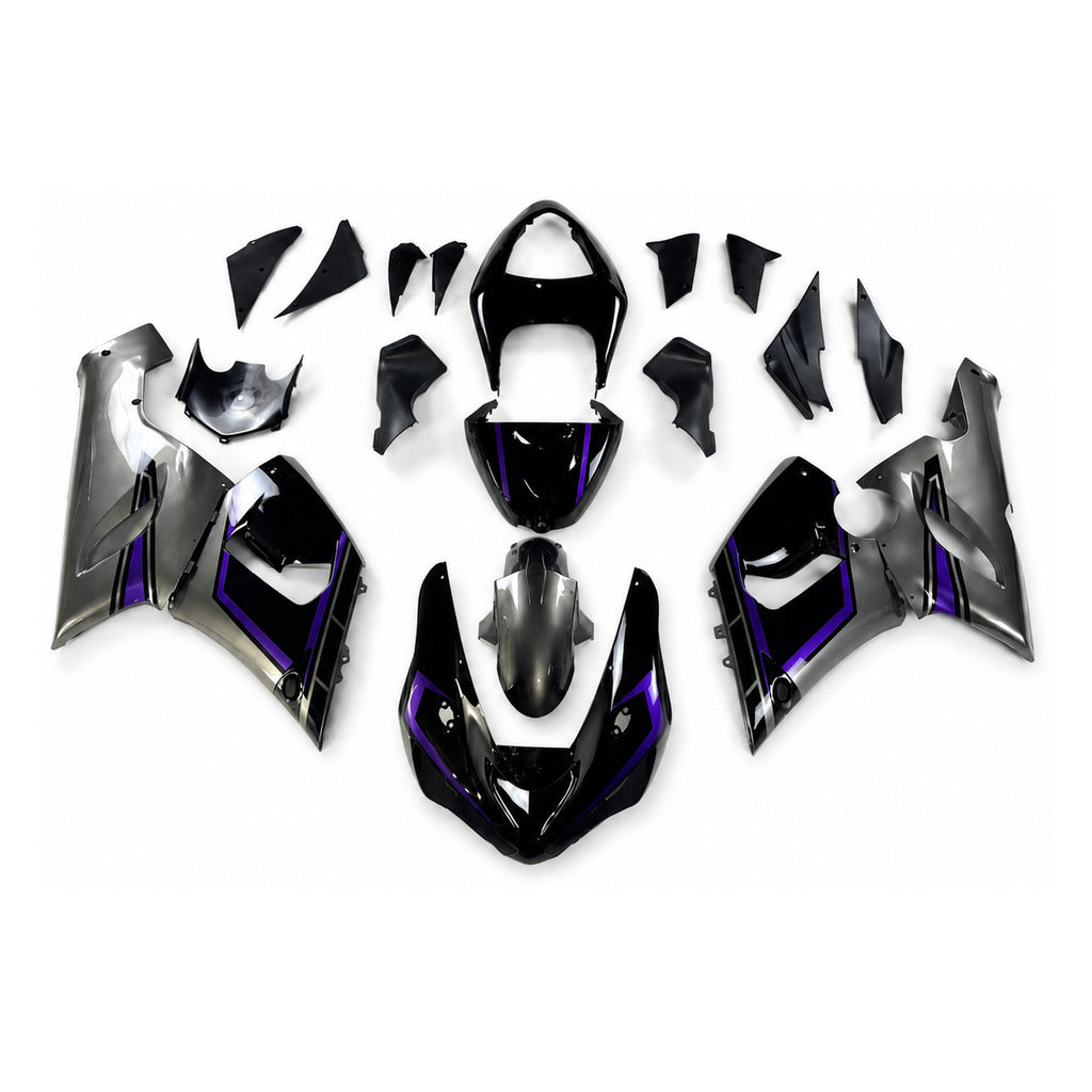 NT Fairing Fit for Kawasaki 2005-2006 ZX-6R N087- Purple Black | ABS Injection - 1