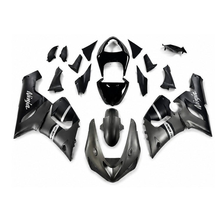 NT Fairing Fit for Kawasaki 2005-2006 ZX-6R N089- Black | ABS Injection